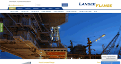 Desktop Screenshot of landeeflange.com